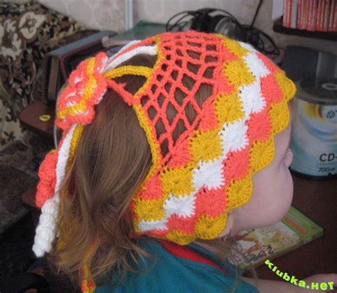 Вязаная шапочка-повязка для девочки | Klubka.net