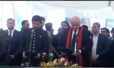 Sardar Saleem Haider Takes Oath As Th Punjab Governor Sirf Pakistan