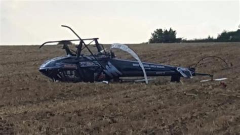 Helicopter Pilots Miracle Escape After Crash Landing Itv News