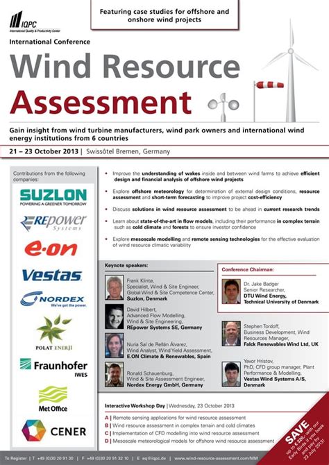 International Conference Wind Resource Assessment Pdf