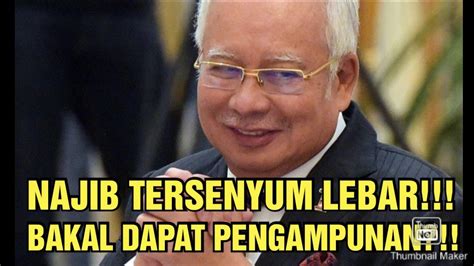 Najib Tersenyum Lebar Bakal Dapat Pengampunan Youtube