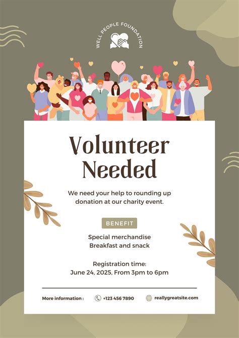 Volunteers Wanted Poster Template