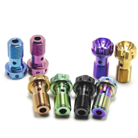 Customized Motorcycle Brake Caliper Banjo Bolt Bleed Screw Nipple