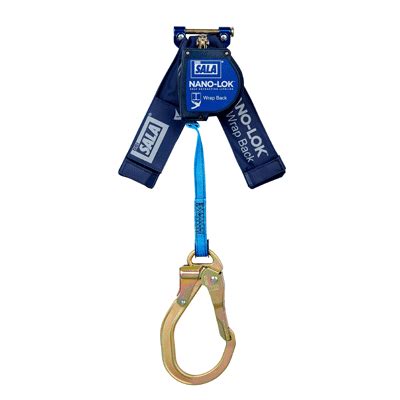 3M DBI SALA Nano Lok Wrap Back Self Retracting Lifeline Single Leg