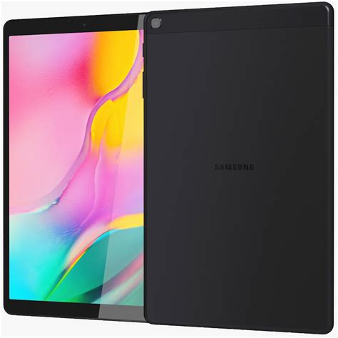 Samsung Galaxy Tab A 10 1 2019 Schwarz 3d Modell 39 3ds Fbx Max