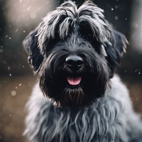 Der Russische Schwarze Terrier Russkiy Tchiorny Terrier Ein