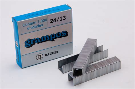 Aquinpel Grampo 24 13 c 1000 Galvanizado Bacchi ESCRITÓRIO