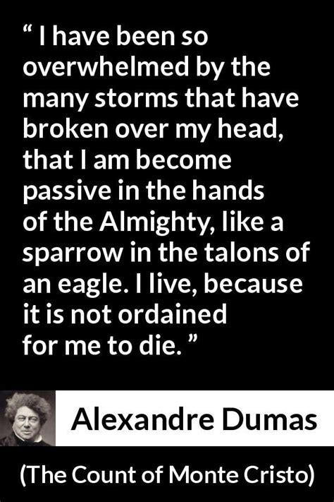 Alexandre Dumas About Fate The Count Of Monte Cristo Storm