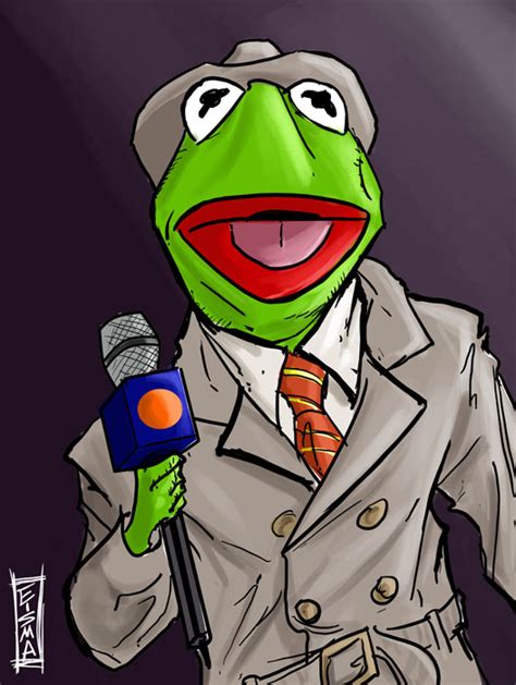 Reporter Kermit by Supajoe on DeviantArt