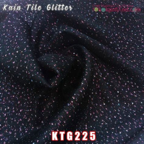 Kain Tile Mutiara Glitter Lakaran