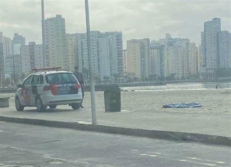 Corpo de mulher é encontrado na faixa de areia da praia em São Vicente