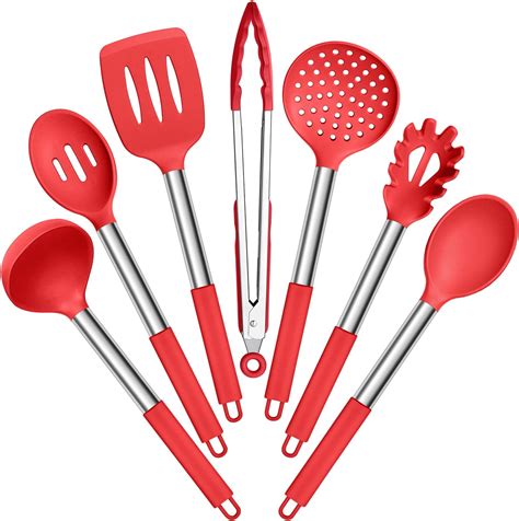 5 Piece Silicone Kitchen Utensils Set By Cuisine Labs 1