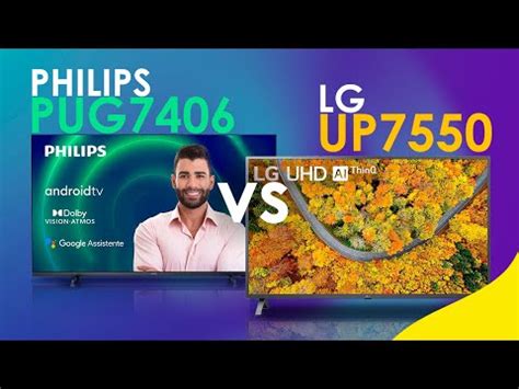 Philips Pug Vs Lg Up Up Qual Tv K Escolher Youtube