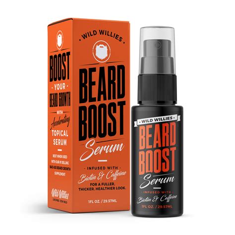 Wild Willies Beard Boost With Accelerating Topical Serum KOBI