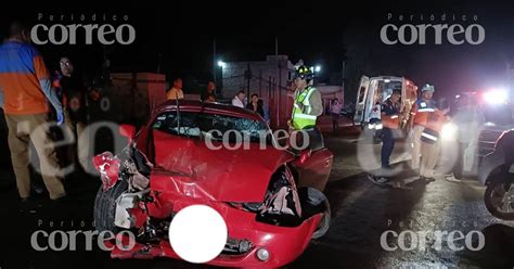 Choque múltiple en San José de la Luz en Guanajuato capital deja cuatro