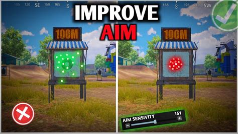 HOW TO IMPROVE AIM IN BGMI Improve Close Range Aim Best Aim