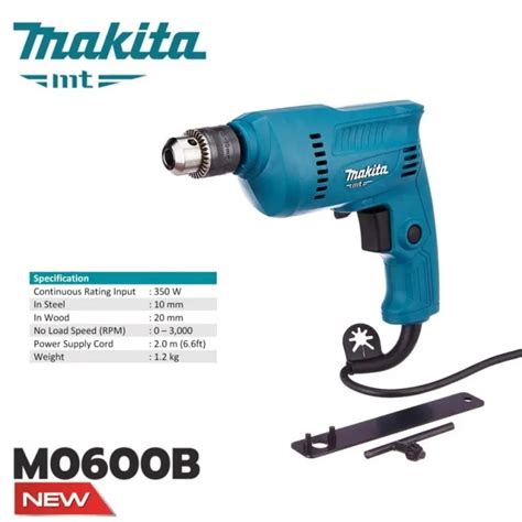 Jual Mesin Bor Listrik 10mm MAKITA M0600B Pengganti MAKTEC MT 60 Bor