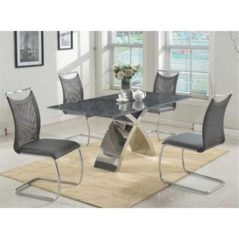 Grey Granite Top Dining Table Set At Rs 35000unit In Chennai Id