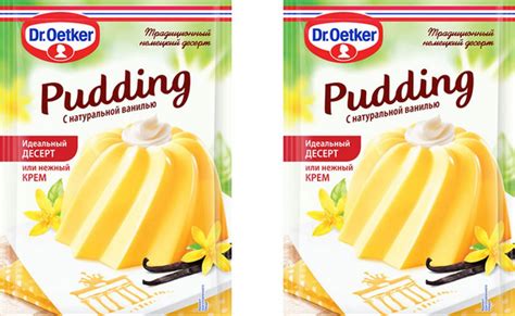 Как приготовить пудинг из пакетика Dr. Oetker (ванильный)