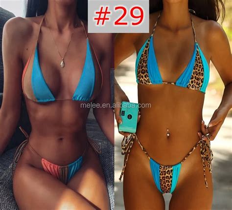 One Shoulder Neon Green Bikini Micro Bandeau Swimwear Women Bathing Suit Biquini Summer