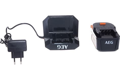 Набор зарядное устройство + аккумулятор SETL1840S 18В, 4Ач, Li-Ion AEG ...