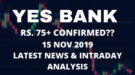 Yes Bank Share Price Target 15 Nov 2019 Yes Bank News Yes Bank