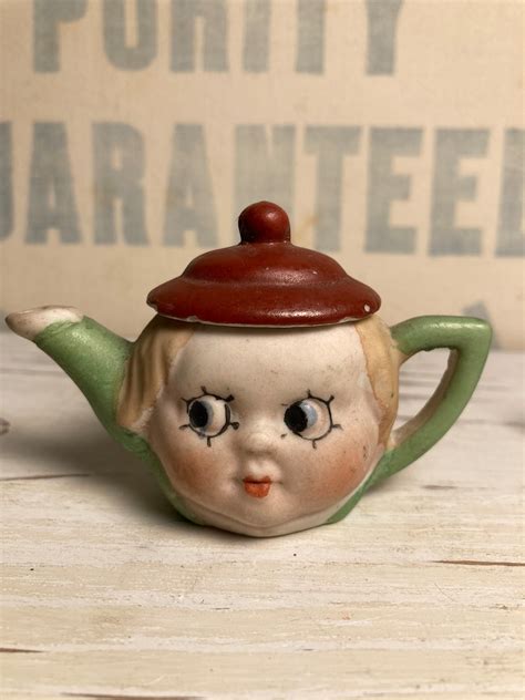 1920s Googly Eye Mini Tea Set Etsy