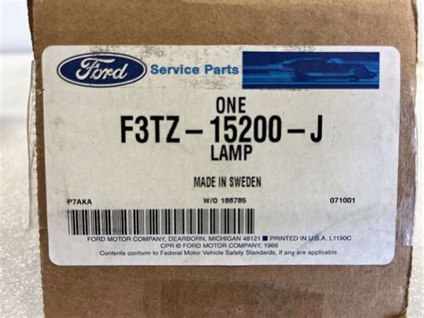 Fog Lamps Ford SVT Lightning OEM NOS F3TZ 15200 J EBay