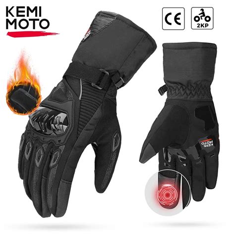 Motos Klet CE Motosiklet Eldivenleri K Siyah Guantes Moto Inviera S Cak