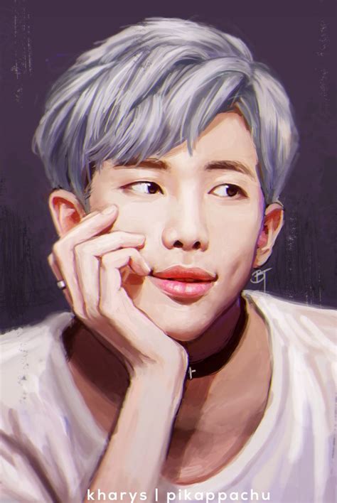 Rap Monster Fan Art BTS Fan Art Bts Rap Monster Rap Monster Rap