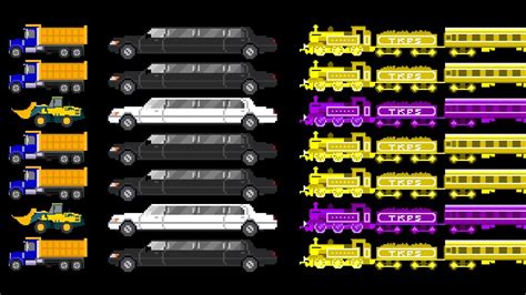 Vehicle Patterns 5 Aab Patterns With Street And Construction Vehicles