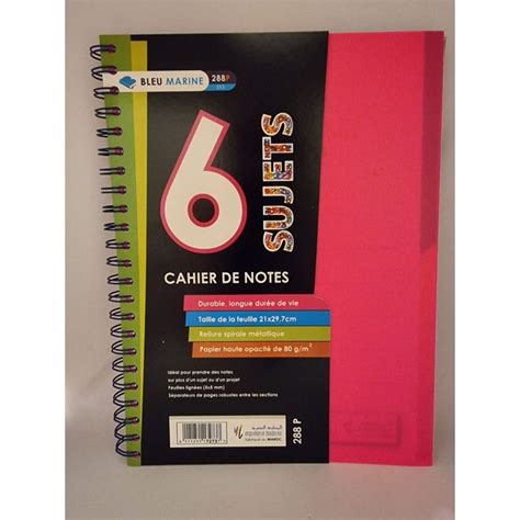 Cahier De Sujets P Spirale Petits Carreaux G Grand Format A