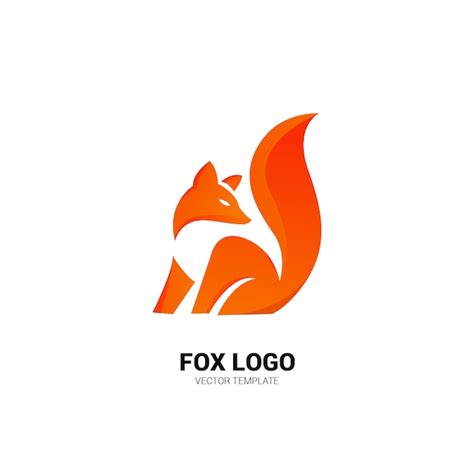 Plantilla De Logotipo De Fox Vector Premium