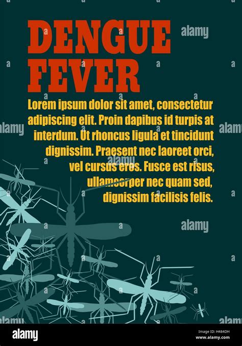 Vector Brochure Report Or Flyer Design Template Dengue Fever Relative