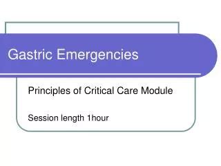 PPT Diagnosis Surgical Management Of Gastric Malignancies