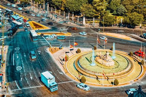 Cibeles Fountain Fuente De La Diosa Cibeles Fontano Cibelo An