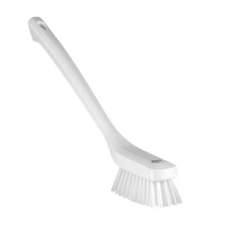 Vikan 4185 Narrow Cleaning Brush With Long Handle 420mm Hard In 7