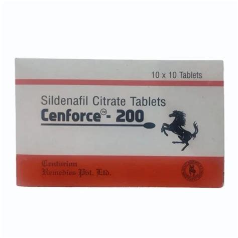 200mg Cenforce Sildenafil Citrate Tablets At Rs 660 Box Cenforce