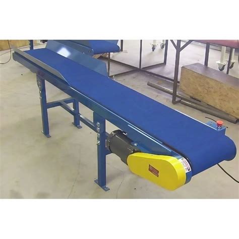 Blue Stainless Steel Belt Conveyors Capacity Kg Per Feet At Rs