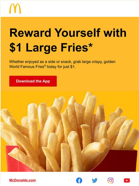 McDonald's: $1 large Fries 🍟 side or a snack? | Milled