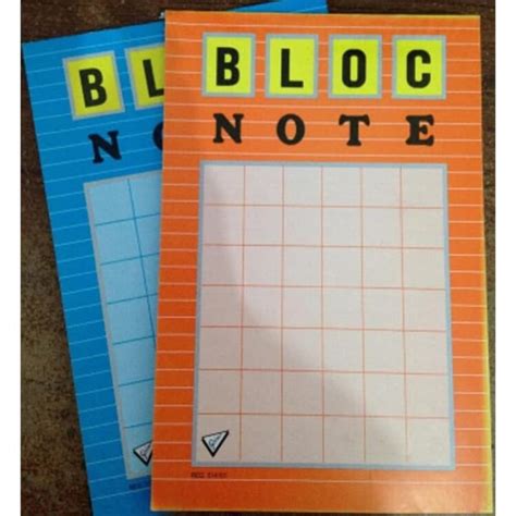 Jual Block Note Garis Prima TANGGUNG 10 Bloc Notes SEDANG Memo Buku