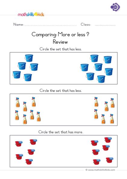 printable  grade comparing numbers worksheets