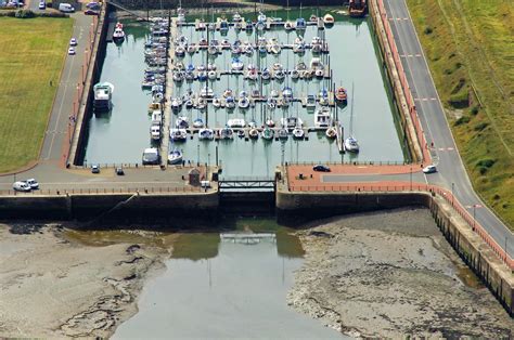 Maryport Harbour and Marina in Maryport, Cumbria, GB, United Kingdom ...