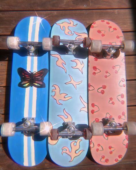 Painted Skateboard Skateboard Art Design Skateboard Aesthetic