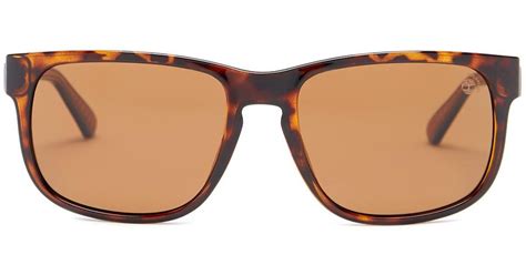 Lyst Timberland Polarized 57mm Retro Sunglasses In Brown For Men