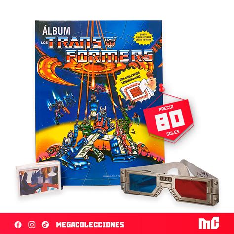 Álbum Transformers Set completo de figuras para pegar Megacolecciones