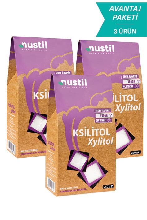 NUSTİL Ksilitol - Xylitol 250 G X 3 Fiyatı, Yorumları - Trendyol
