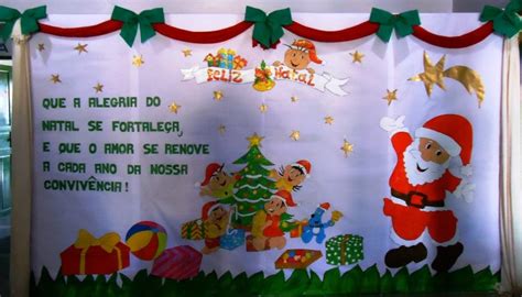 Mural De Natal Ideias E Sugest Es Moldes Para Imprimir