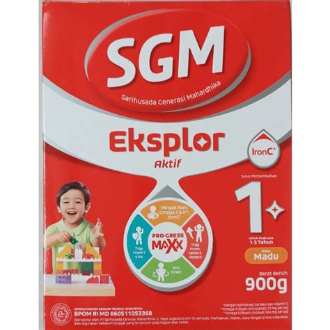 Jual SGM Eksplor 1 900gr Vanila Madu Shopee Indonesia