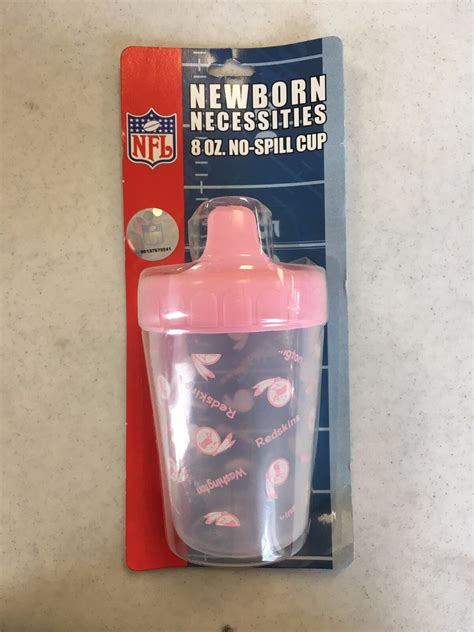 Washington Redskins Pink Spill Proof 8 Oz Sippy Cup Free Shipping Ebay